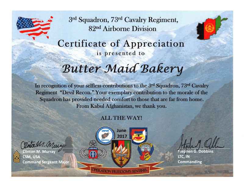 Soldier Cookie Donation - OPERATION: SWEETEST APPRECIATION