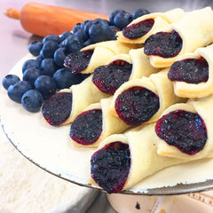 Blueberry Jam Kolachi Cookies aka Kiffles