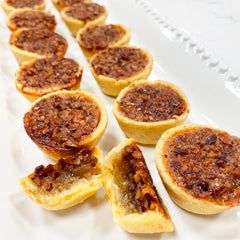 Pecan Tarts aka Tassies, Caramel Cups, Pies - Plated